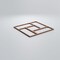 Ekena Millwork Small Sheffield Decorative Fretwork Wood Wall Panels, Hickory, 11 3/8"W x 11 3/8"H x 3/8"T WALW12X12X0375SHFHI - alternate 5